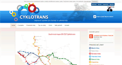 Desktop Screenshot of cyklotrans.cz